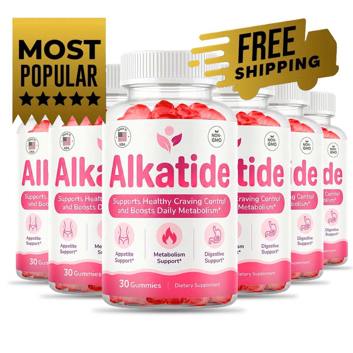 Alkatide 6 Bottles Ultimate Bio-Alkaline System Bundle